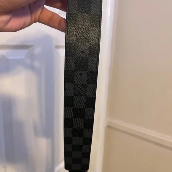Loüis Vüitton Damier Graphite Belt Sz 95 - Picture 10 of 11